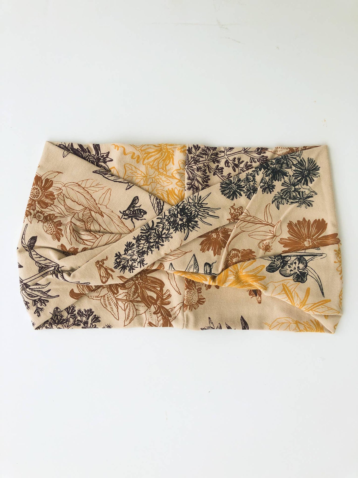 Autumn Wildflowers Bamboo and Organic Cotton Headband