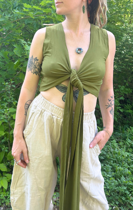 Goddess Wrap Top