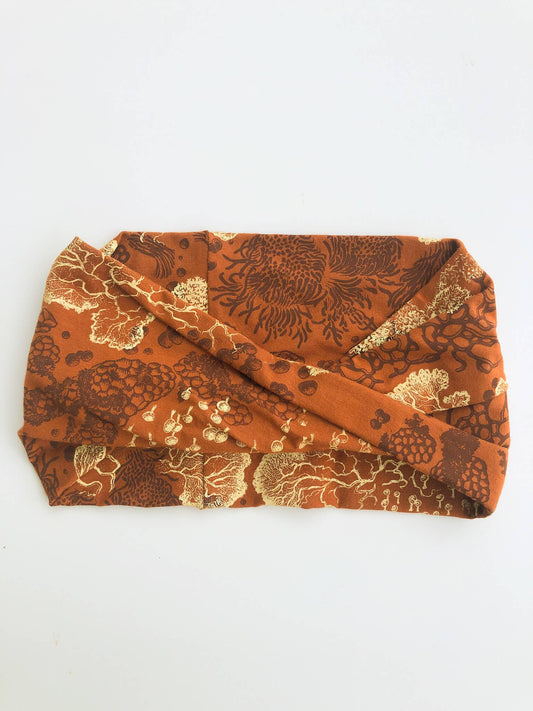 Slime Mold Bamboo and Organic Cotton Headband