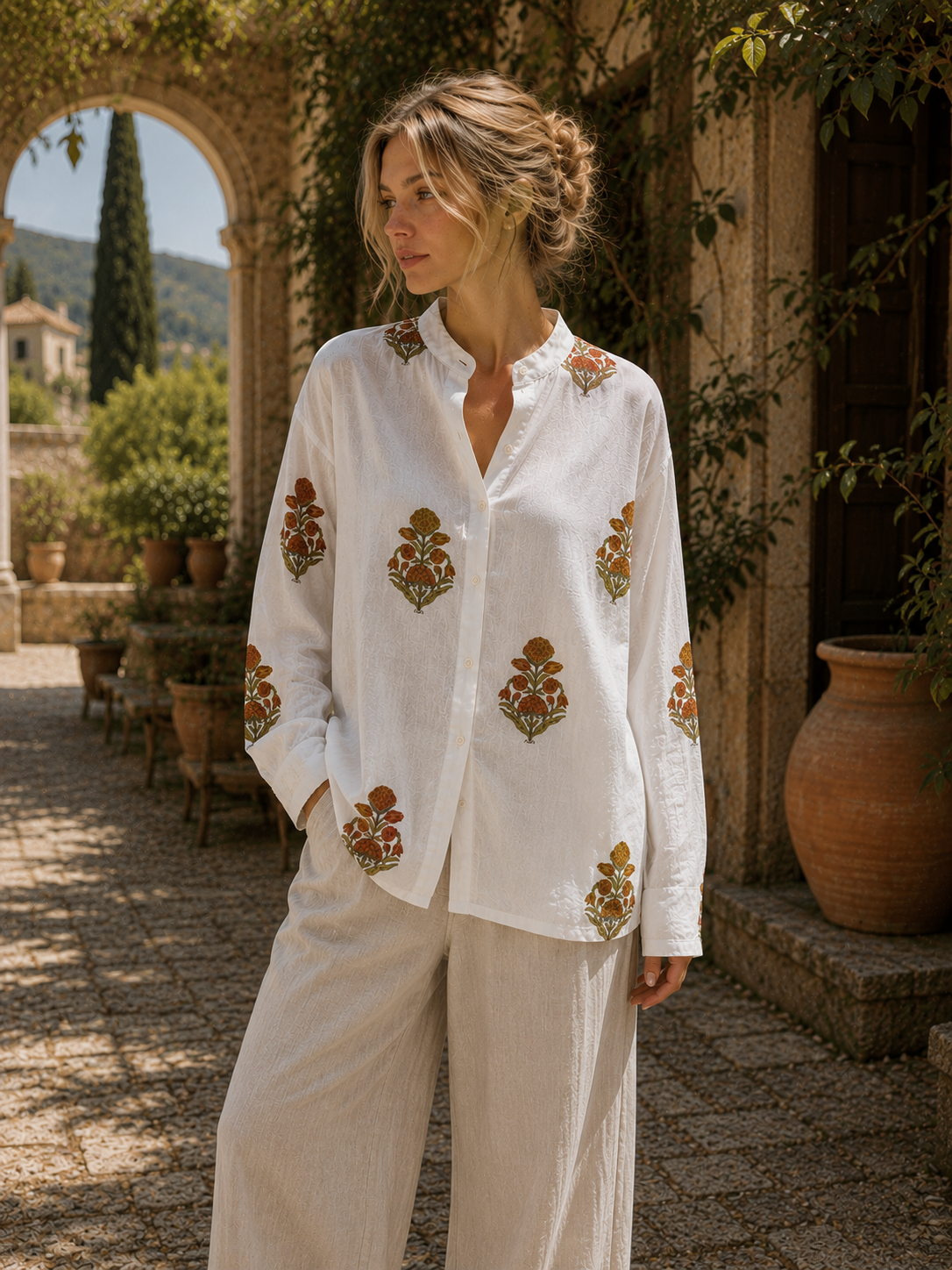 Terracotta Oversized Blouse
