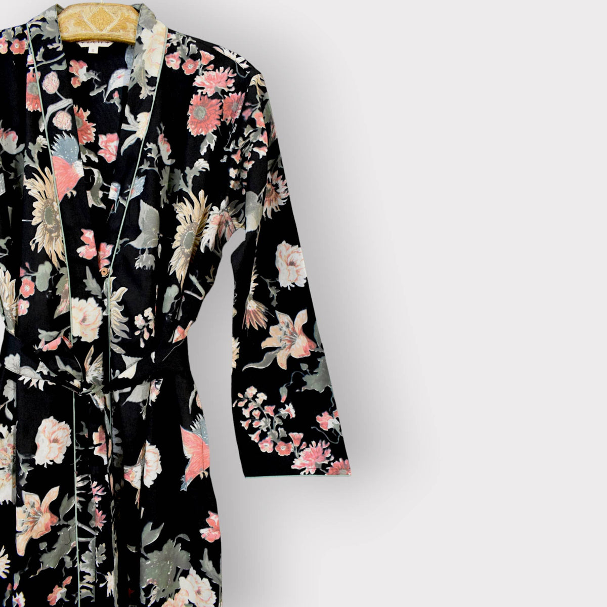 Goddess Block Print Robe