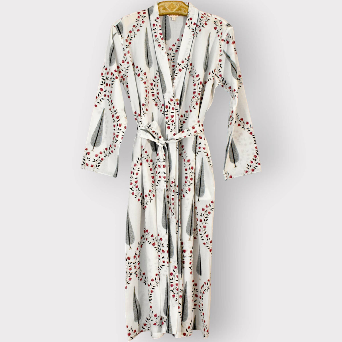 Goddess Block Print Robe