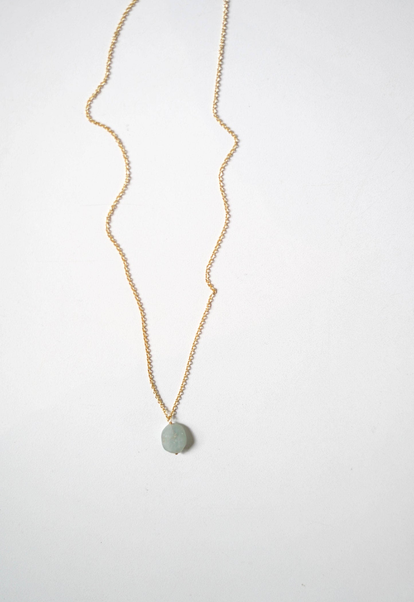 Matte Raw stone pendant