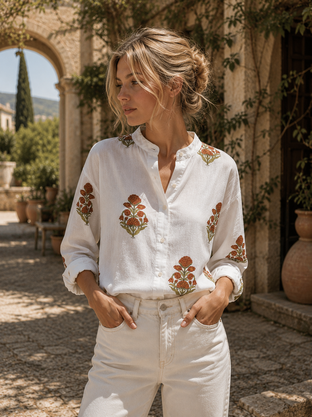 Terracotta Oversized Blouse